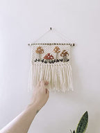 Handmade Woven Embroidered Yarn Wall Hanging Decor