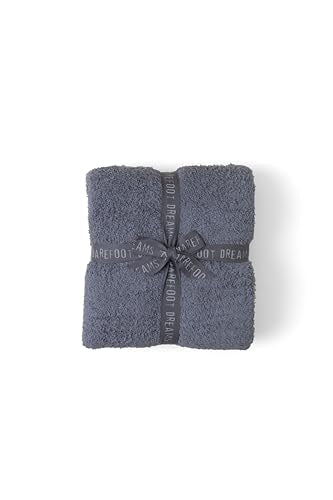 Barefoot Dreams® CozyChic® Throw, Graphite, 54"x72" - color: Graphite