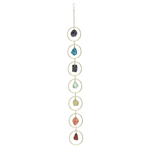 Healing Crystal Energy Wind Chime, Crystals Decor, Meditation Home Decoration, Gem Wall Decoration, Birthday Gift, Colorful Sunshine Catcher