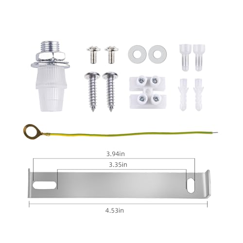 Arturesthome 4.7" Wooden Ceiling Canopy Kit with Hardware,Handmade Natural Wood Ceiling Plate for Pendant Light or Hanging Lights,DIY Chandelier Fixture - color: Wood, size: 4.7 Inch