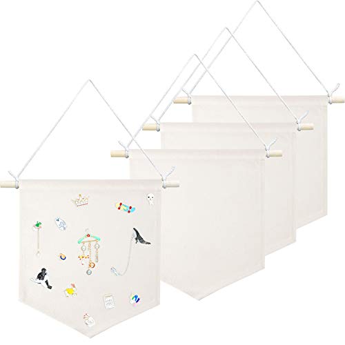 Boao 4 Pcs Boho Room Decor Hanging Decorations Pin Banner Wall Display Banners Elementary Wall Art Banner Welcome to Teacher Gift(Beige,10.6×12.2inches,Classic) - color: Beige, size: 10.6×12.2inches