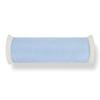 Hofdeco Premium Coastal Hampton Outdoor Performance Bolster Pillow Cover Only, 6"x20" Water Repellent, UV and Fade Resistant for Backyard, Couch, Poolside, Azure Blue Woven Solid - color: Azure Blue Solid 6"x20"