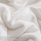 KMUSET Fleece Blanket Throw Size White Lightweight Super Soft Cozy Luxury Bed Blanket Microfiber (Pack of 2) - color: White, size: Throw(50"x60") (Pack of 2)