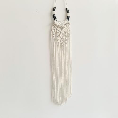 Moosira Equestrian Macrame Wall Hanging, Horseshoes Macrame Wall Hanging, Macrame Horseshoes, Equestrian Wall Art,Boho Western Decor, Boho Wall Decor Tapestry, Unique Horse Lover Gift for Cowgirl Room, Nursery, Farmhouse (Horseshoes-Bud) - color: Horsesho