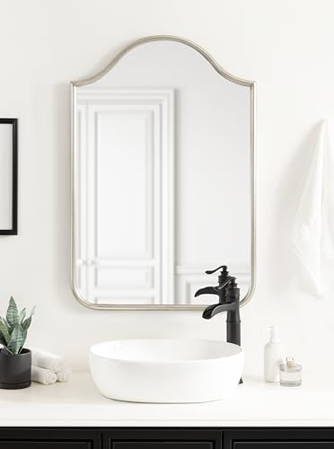 Fellows Framed Arch Wall Mirror - color: Silver