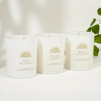 AvaConcept Healing Crystal Candle Gift Set – Set of 3 Celestite, Rose Quartz & Moonstone Hand-Poured Soy Wax Sea Salt Driftwood, Blackcurrant Rose & Amber Noir Aromatherapy Scents Premium Gift Box - size: 3.5oz, style: Sea Salt Driftwood, Blackcurrant Ros