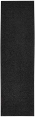 Nourison Home Nourison Essentials Black 2'2" x 7'6" Area Rug - Easy Clean, Non Shedding, Bed Room, Living Room, Dining Room, Kitchen (8' Runner) - color: Black, size: 2'2" x 7'6" (Runner)