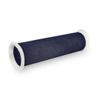 Hofdeco Premium Coastal Hampton Outdoor Performance Bolster Pillow Cover Only, 6"x20" Water Repellent, UV and Fade Resistant for Backyard, Couch, Poolside, Indigo Blue Woven Solid - color: Indigo Blue Solid 6"x20"