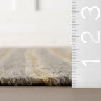 Dash & Albert Marn Striped Handmade Jute Rug, 8.5' X 11.5', Sand Striped Pattern - color: Marn Sand, size: 8'6" x 11'6" (Rectangular)