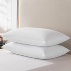 basic home® King Size Goose Feather & Down Bed Pillow - 100% Odorless Sleep Pillow for Neck Support & Cooling Comfort - 233TC Cotton Cover with Anti-Poke Liner King 20x36 - size: 20x36