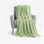 50x60 Throw Blankets, Ultra Soft Hypoallergenic Fleece Fall Throw Blanket for Livingroom, Couch, Chair, Bed, Fern Green - color: Fern Green