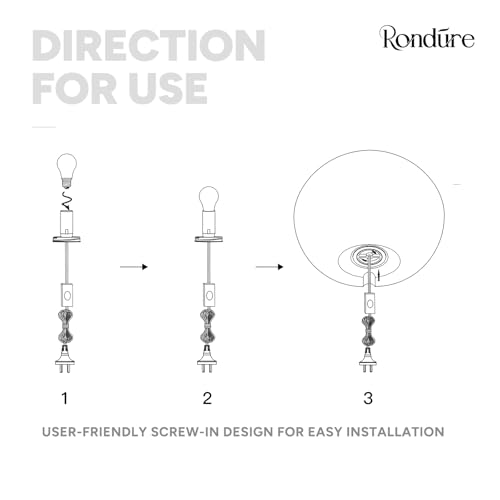 RONDURE 9.1" Modern Ceramic Table Lamp, Fully Dimmable Bedside Lamp for Bedroom Living Room Nightstand, White Translucent Ceramic Shade, Warm Ambient Decorative Corded Lighting, Bulb Included - style: Ariadne
