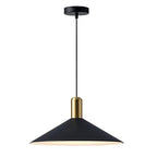 KCO Lighting Farmhouse Matte Black Barn Pendant Light 1-Light Mid Century Dome Pendant Lighting Industrial Cone Hanging Light Single Kitchen Island Light Fixture for Dining Room (Black) - color: Black