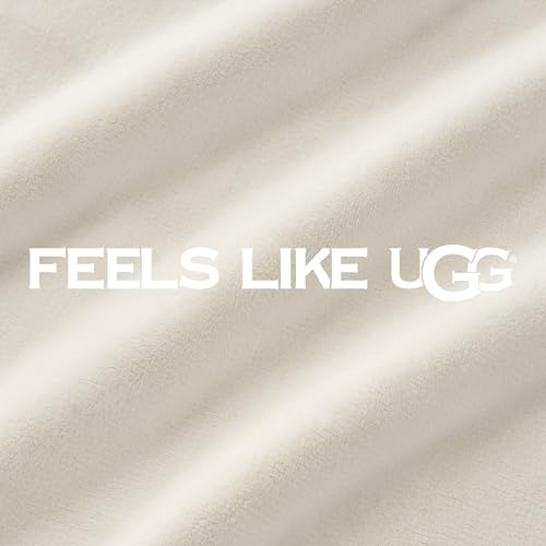 UGG Coco Plush Fleece Throw Blanket – Soft & Cozy Blanket for Couch, Bed & Sofa, Perfect for Home Decor, House Warming Gifts or Luxurious Birthday Gifts for Women, 50" x 70", Off-White Snow - color: Off-white