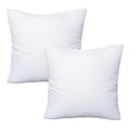 OKBA Throw Pillows Insert Set of 2, with 100% Cotton Cover, Bed and Couch - Indoor Hotel Decorative Pillows, 22x22 in White Pillows Inserts - size: 22x22 Inch (Pack of 2)