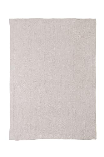 Barefoot Dreams® CozyChic® Throw, Stone, 54"x72" - color: Stone