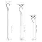 DOITOOL 30PCS Hanging Basket Chains 15.33''+14.15''+9.24Inch Plant Chains with Hooks Replacement Plant Hangers 3 Different Sizes Plastic Hangers for Hanging Baskets Bird Feeders,Planters,Lanterns