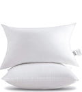 HITO 12x20 Pillow Inserts (Set of 2)- 100% Cotton Covering Down Alternative Throw Pillows White for Couch Bed Sofa - size: 12x20 Inch (Pack of 2)