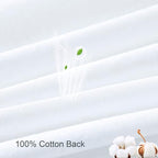 YINFUNG Waffle Duvet Cover King Cotton Textured Duvet Cover Set Striped Waffle Weave Knit Bedding Set Crisp White Farmhouse Luxury 104x90 - color: White, size: King