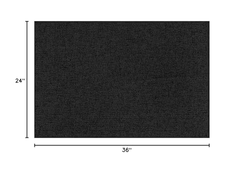 Luul Home Easy Jute Rugs 2x3 Dark Gray Color Living Room Indoor Outdoor Door Mat for Farmhouse Patio and Kitchen Rug High Traffic Washable Easy to Clean Solid Boho Woven Design Outside Carpet (2 x 3) - color: Dark Gray, size: 2' x 3' (Rectangular)