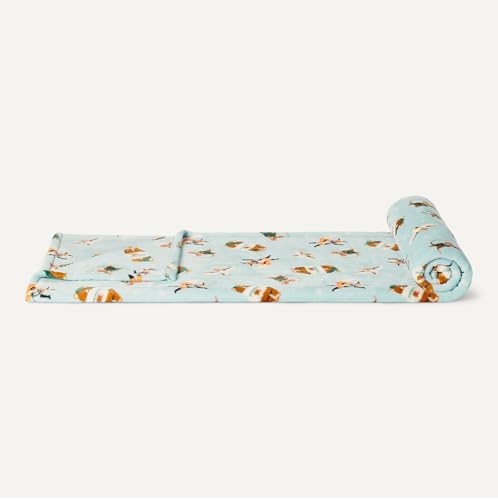 Amazon Basics Kids Fleece Blanket, Ultra-Soft Lightweight Throw for Children, Forest Friends, 50 x 60 Inches - color: Forest Friends, size: 50 x 60 inches
