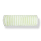 Hofdeco Premium Coastal Hampton Outdoor Performance Bolster Pillow Cover Only, 6"x20" Water Repellent, UV and Fade Resistant for Backyard, Couch, Poolside, Grass Green Woven Coastline Stripes - color: Grass Green Coastline Stripes 6"x20"
