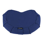 Retrospec Sedona Zafu Yoga Meditation Cushion with Carry Handle and Filled with buckwheat Hulls; Midnight Blue, Crescent - color: Midnight Blue, size: 1 Count (Pack of 1)