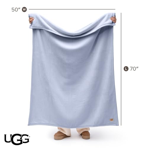 UGG Coco Throw Blanket – Soft & Cozy Bedding for Couch, Perfect Warmth Throw for Living Room, House Warming Gifts or Luxurious Gifts for Men, 50" x 70", Lavender Misty Wisteria - color: Lavender