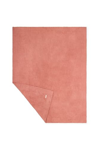 Barefoot Dreams® CozyChic® Throw, Rosy Blush, 54"x72" - color: Rosy Blush