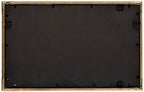 Uttermost Kampar Antiqued Gold and Rattan 23" x 36" Vanity Mirror