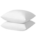 basic home Hotel-Style Goose Feather Down Euro Pillow Insert for Sofa & Bed - 100% Odorless & Plump Cushion Filler - 233TC Cotton with Inner Liner to Prevent Poking (28x28 Inch) - size: 28x28