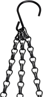 Hanging Baskets Chains 23 Inches 3 Leads Hanging Chains Flower Pot Hanger Replacement Plant Hangers for Planters and Lanterns, Pack of 3 (3 Legs) - style: 3 Legs