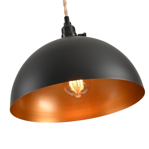 3-Light Hanging Light with Plug in Cord,Plug in Pendant Light 22ft Hemp Rope Pendant Lighting Vintage 3-Light Hanging Lamp Fixtures for Kitchen Island Living Room Bedroom - color: 3 Light 11.8IN Pendant Light