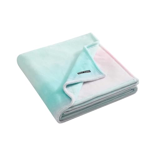 Betsey Johnson - Blanket, Buttery-Soft Throw Blanket for Couch or Bed, Boldly Plush & Oversized Bedding (Ombre Blue, 50" x 70") - color: Ombre Blue