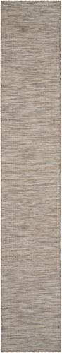 Nourison Home Positano Beige 2'2" x 10' Area Rug - Easy Clean, Non Shedding, Bed Room, Living Room, Dining Room, Kitchen (10' Runner) - color: Beige, size: 2'2" x 10' (Runner)