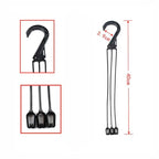 USUNQE Hanging Planter Holder, 6 pcs Plastic Chain for Hanging Flower Pot Plant Hook Lantern Bird Feeder Outdoor Basket