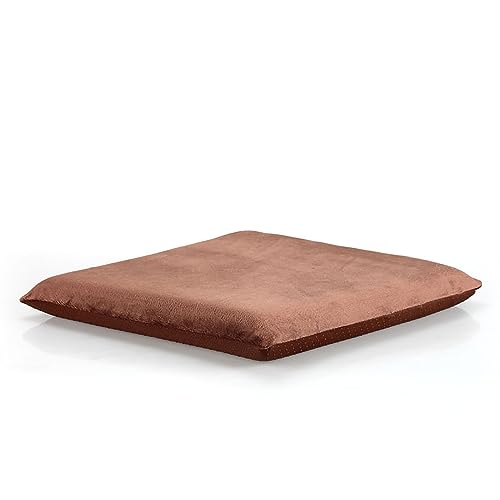 Augld Square Chair Seat Cushion Memory Foam Chair Cushion for Kitchen, Dining,Office or Car 18x18 in Coffee - color: Coffee, size: 18x18 In