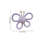 Woven Wall Decor, Cotton Bohemian Butterfly Shaped Wall Hanging Plaque Flower Room Wall Signs for Home Nursery Bedroom Farmhouse Bathroom Decorations