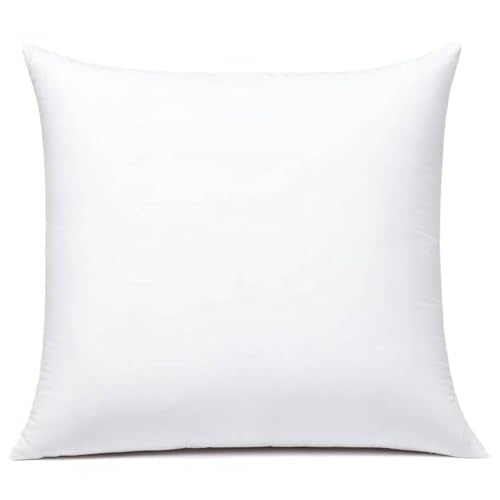 JIEITIVE Throw Pillow Inserts Hypoallergenic Premium Pillow Stuffer Square Form for Decorative Pillow Covers Cushion Set of 1-18 x 18 Inches - size: 18 x 18 Inches
