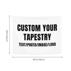 Personalized Tapestry Custom Tapestry Upload Images Banners and Signs Customize For Bedroom Tapestrys Decor Living Room Home - size: 60"L x 40"W