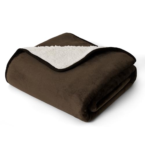 Bedsure Waterproof Dog Blankets for Small Dogs - Small Cat Blanket Washable for Couch Protection, Sherpa Fleece Puppy Blanket, Soft Plush Reversible Throw Furniture Protector, 25x35, Coffee Brown - color: Coffee Brown, size: S(25x35")