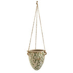 2ft. Tuscan Hanging Ceramic Scroll Planter