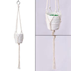 6 Pack Macrame Plant Hanger, Indoor Hanging Plants Holder, 3 Sizes 39"/31"/23", Outdoor Boho Home Decor Hanging Baskets, (POTS NOT Included)
