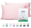 Sunflower Queen Pillowcases Set of 2, 100% Cotton Queen Pillow Cases 2, 20×30 inches Dark Pink, Soft and Breathable - color: Dark Pink, size: Queen (20"x30")