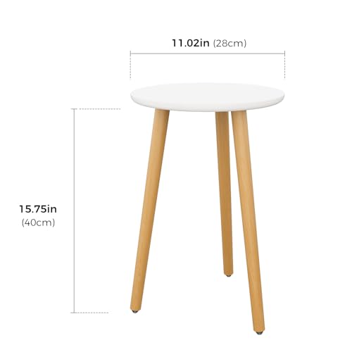 Leaf&lull Tall Plant Stand Indoor Small Plant Table for Large Plants Wooden Plant Stool Plant Holder for Living Room Bedroom Balcony White - color: white tall