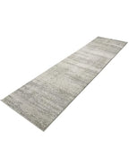 Rugs.com Angelica Collection Rug – 10 Ft Runner Gray Medium Rug Perfect for Hallways, Entryways - color: Grey, size: 2'7" x 10' (Runner)