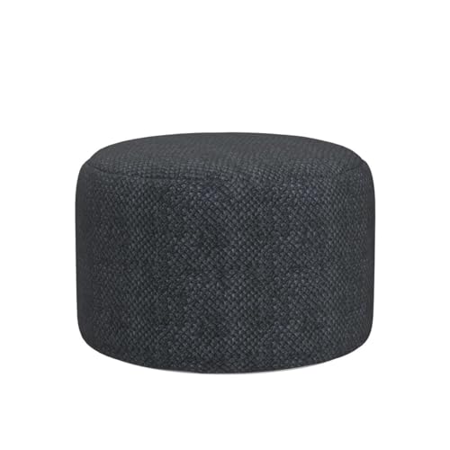 Asuprui Pouf Ottoman Unstuffed Ottoman Foot Rest No Filler Soft Foot Stool 20x20x12 Inches Fuzzy Chair Floor Pouf Chair with Storage for Living Room Bedroom Dark Gray - color: Dark Gray