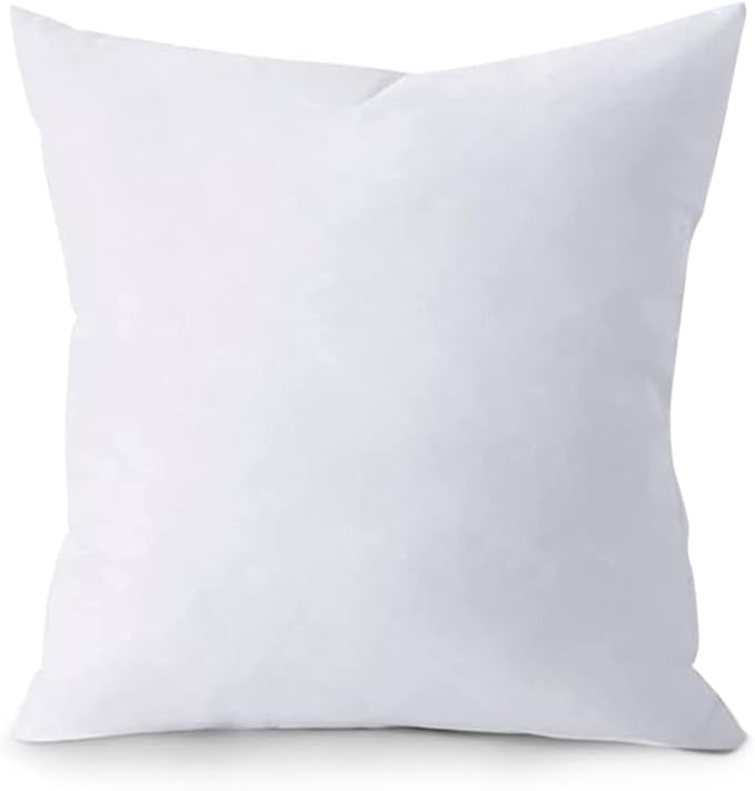 Throw Pillow Inserts (1 Piece, White), 18x18 Inches - Premium Cushion Fillers for Sofa, Bed, and Home Décor (18x18 Inch)