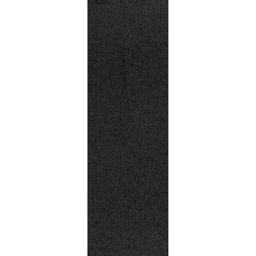 Easy Jute Runner Rug 2x7 Indoor Outdoor Natural Rugs Solid Fiber Rug Woven Area Rug Boho Easy Clean Inside Carpet for Living Room Bedroom Dining Room Hallway or Outdoor Patio Porch (2 X 7 Dark Grey) - color: Dark Grey, size: 2' x 7' (Rectangular)