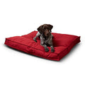 South Pine Porch Mila Square Tufted Pillow Style Dog Bed, Scarlet, Large (40" x 40") - color: Scarlet, size: Large (40" x 40")